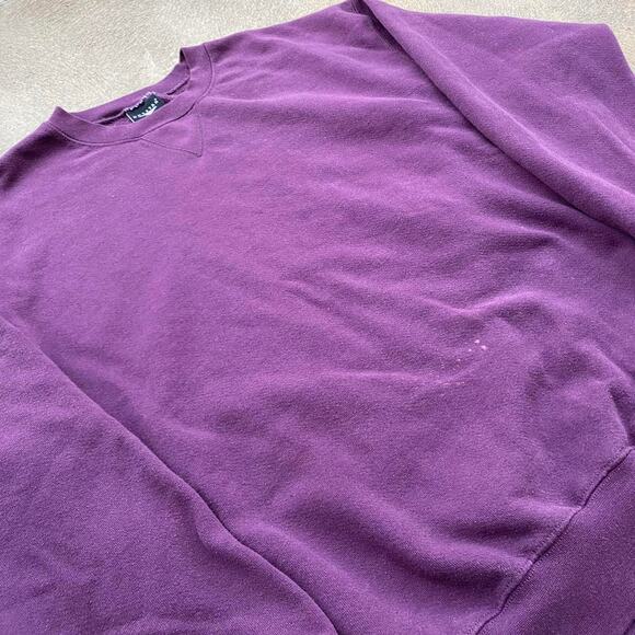 Vintage Cheetah Purple Crewneck Sweatshirt - Picture 2 of 4
